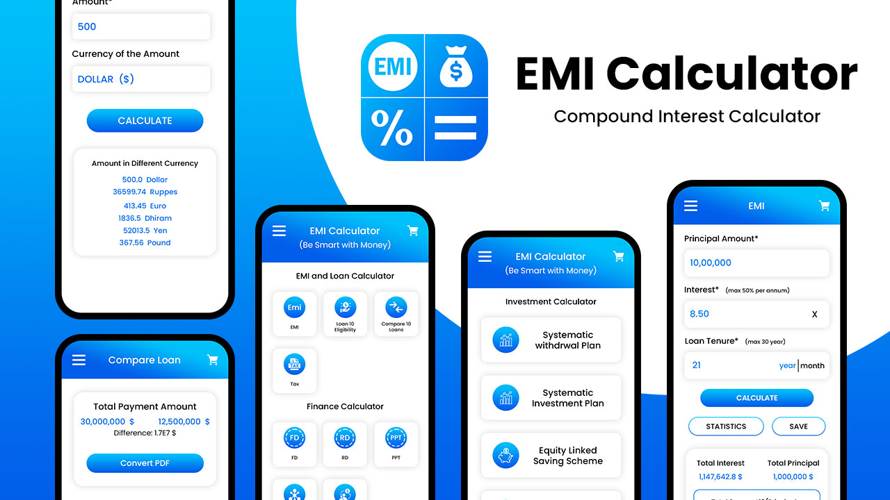 LoanA EMI Calculator